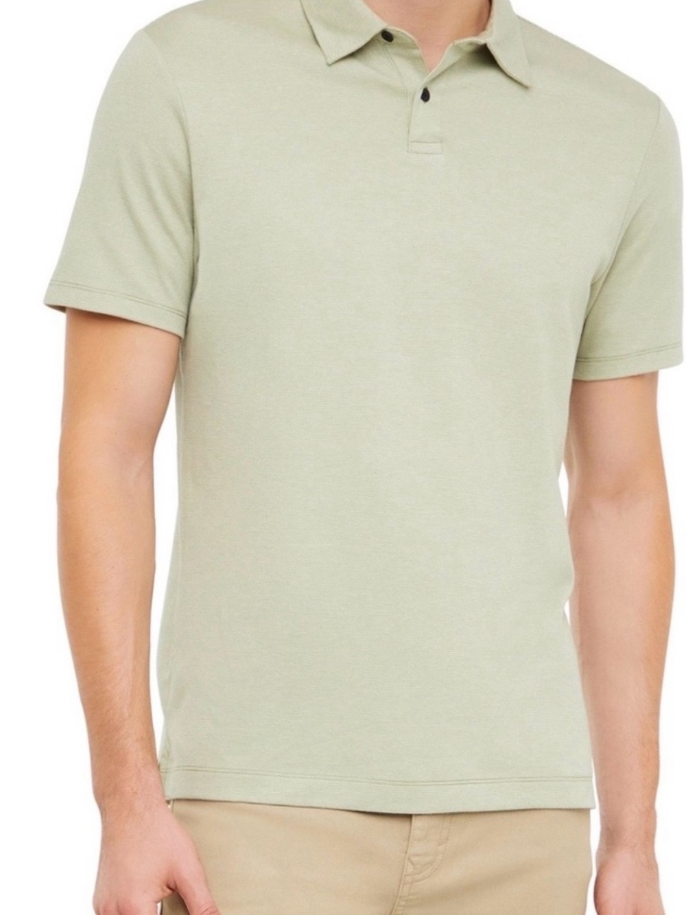 Banana Republic Light Sage Green Short Sleeve Polo